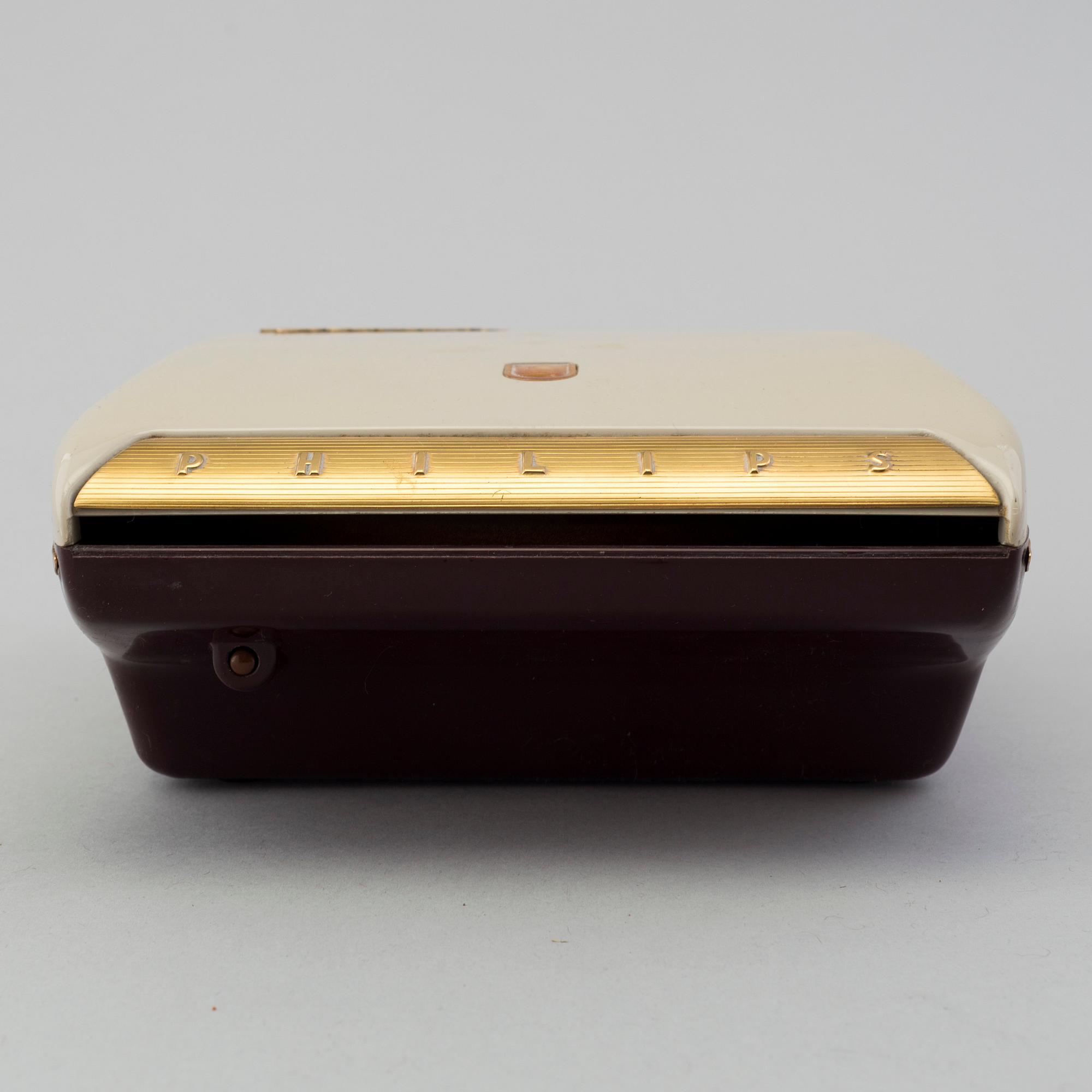 PHILIPS, skivspelare, "Mignon", formgiven 1957.