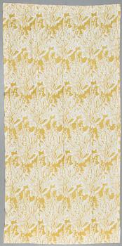 Tyra Lundgren, a linen 'Liljekonvaljebukett' curtain from NK:s Textilkammare.