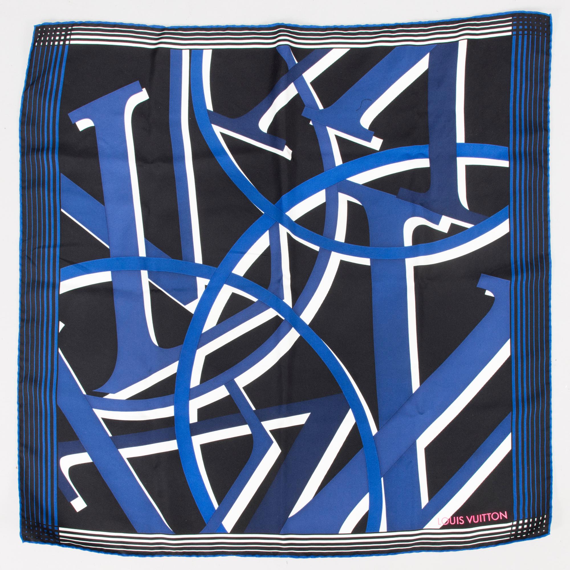 LOUIS VUITTON Silk Scarf.