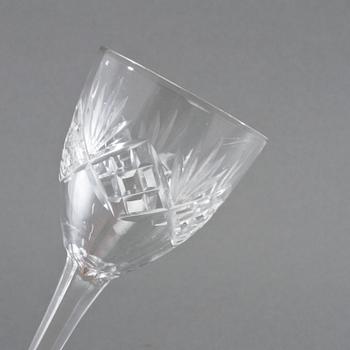 GLASSERVIS, 85 delar, Helgaliknande modell, 1900-tal.