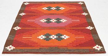Ingegerd Silow, Rug, “Örbyhus” rölakan, approx. 243 x 156 cm, signed IS.