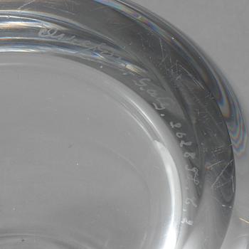VAS, glas, Simon Gate, Orrefors, signerad.