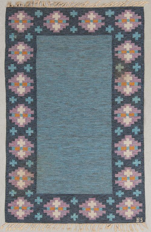 MATTA, rölakan, monogramsignerad BS (Birgitta Söderkvist möjligen). Ca 211 x 134 cm.