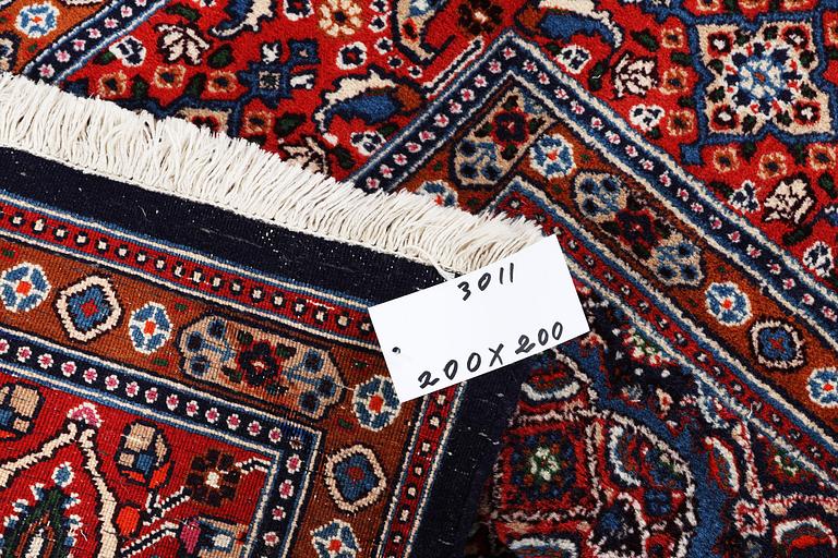 A rug, Moud, ca 200 x 200 cm.