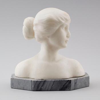 SKULPTUR, alabaster, 1900-talets första hälft.