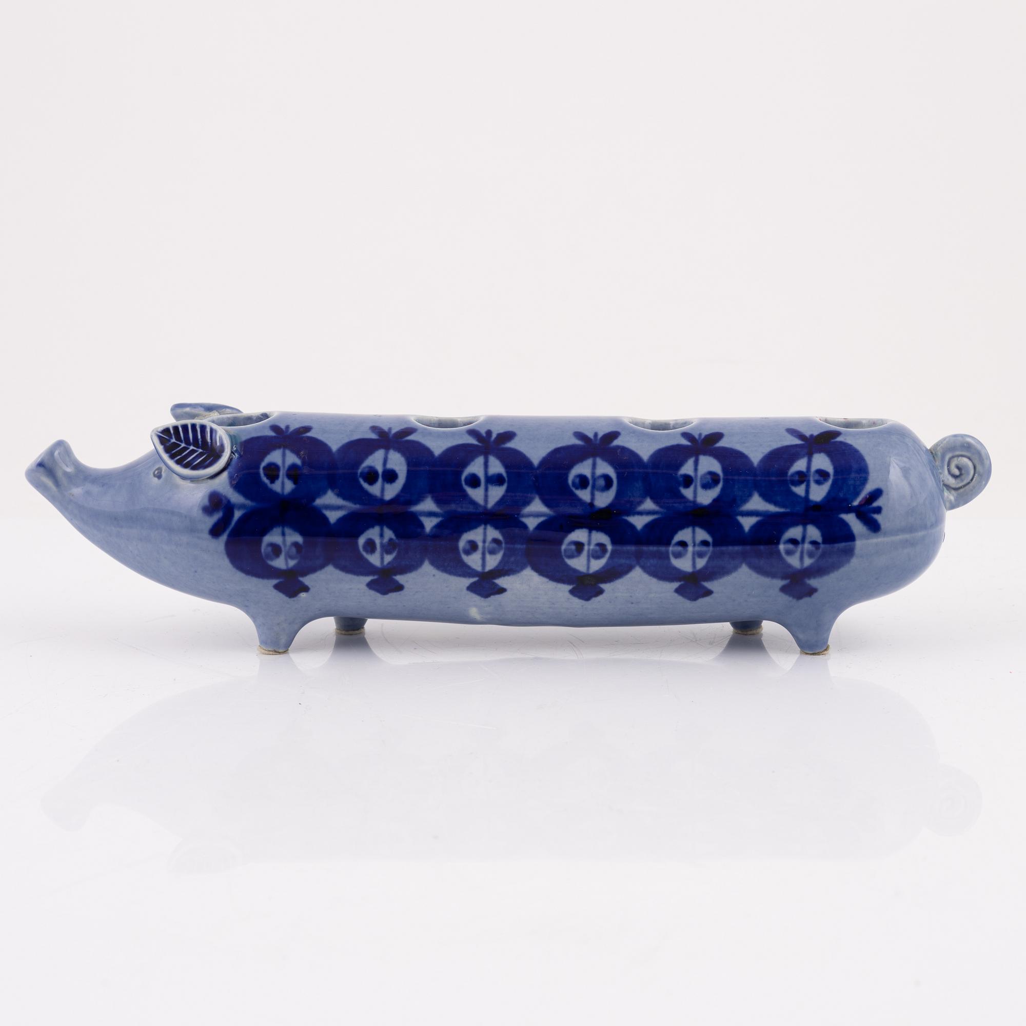 Lisa Larson, a stoneware candle holder from Gustavsberg.