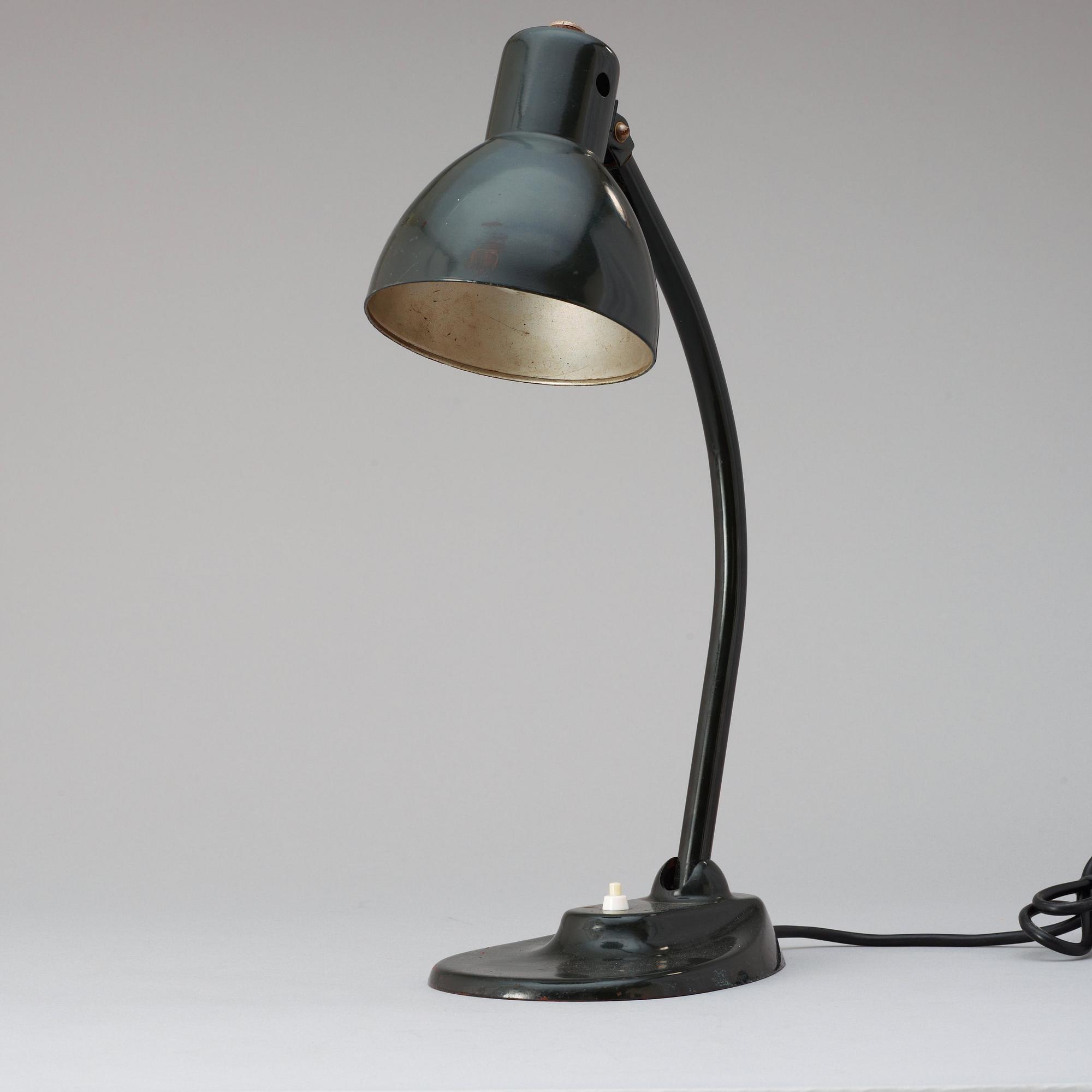 MARIANNE BRANDT & HIN BREDENDIECK, skrivbordslampa, Kandem, Tyskland ca 1927, modell nr 756.