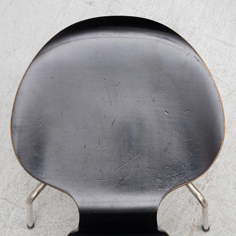 Arne Jacobsen, stol för Munkegaardskolan, Fritz Hansen, Danmark, 1950-tal.