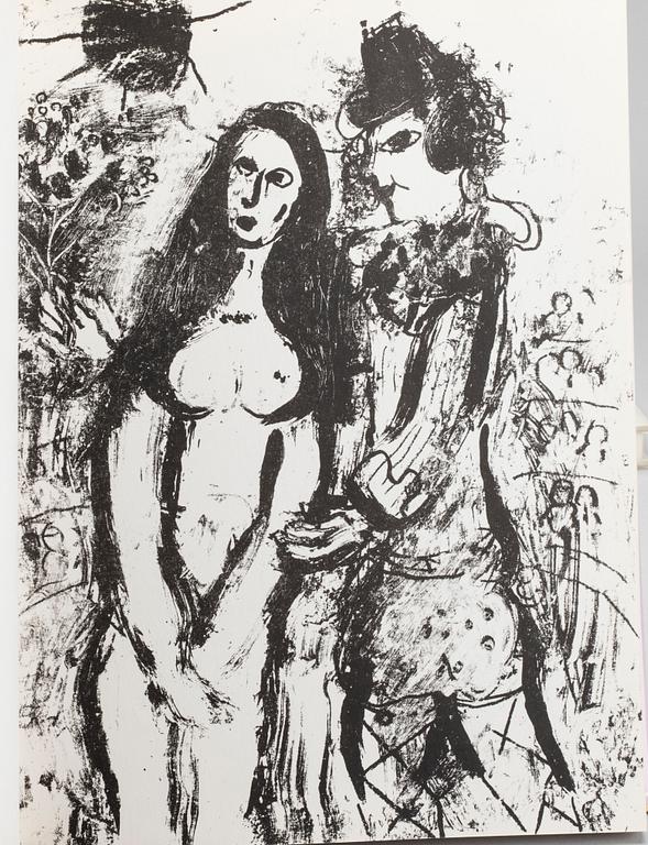 BÖCKER, "Chagall Lithographe II, 1957-62" & "Chagall Lithographie III, 1962-1963". 12 + 2  litografier.