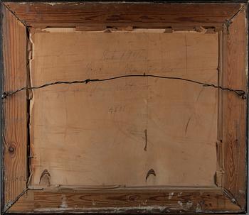 HJÖRDIS NYBERG, olja på duk uppfodrad på skiva, signerad.