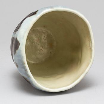 ANDERS & BESS WISSLER, a stoneware bowl from Mariefred, signed ABW and dated 1911.