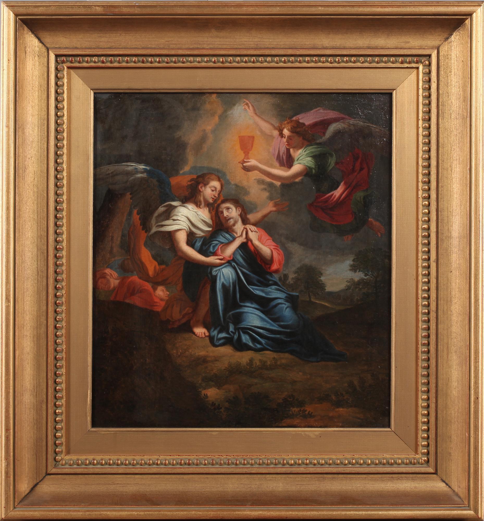 OKÄND KONSTNÄR, olja på duk, 1800-tal.