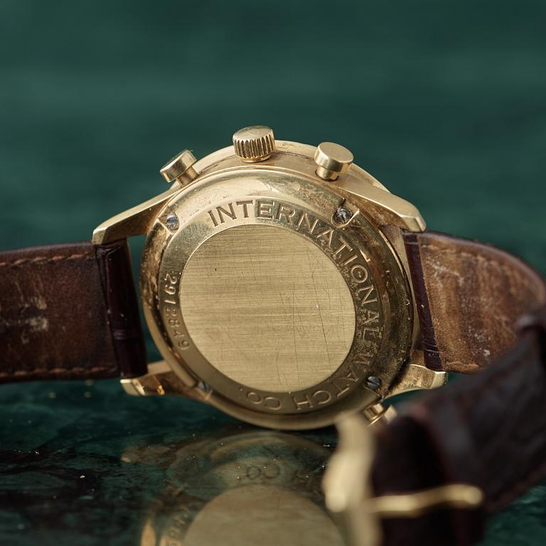 IWC, Schaffhausen, Portugieser Chrono-Rattrapante, chronograph, wristwatch, 41 mm,