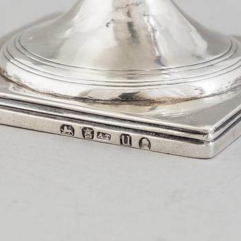 A London silver creamer dated 1795, possibly by Abraham Taylor.