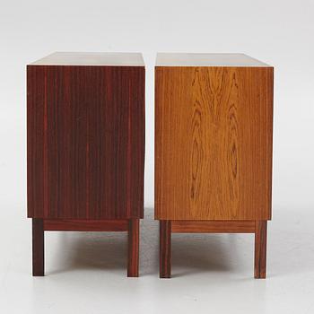 Yngvar Sandström, a pair of sideboards, Seffle Möbelfabrik, 1950's-/60's.