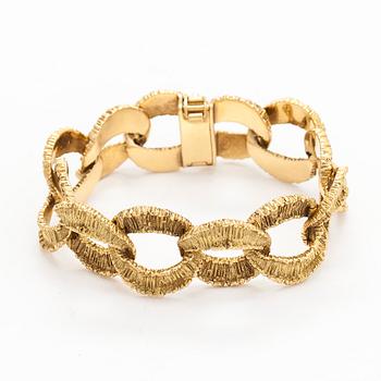 Armband, 14K guld, importstämplar Tillander 1968.