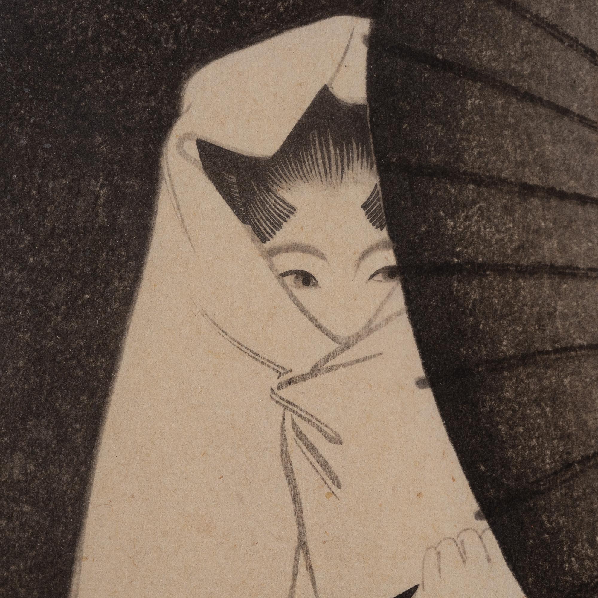 Taniguchi Kokyo, "Spirit of the Heron Maiden".