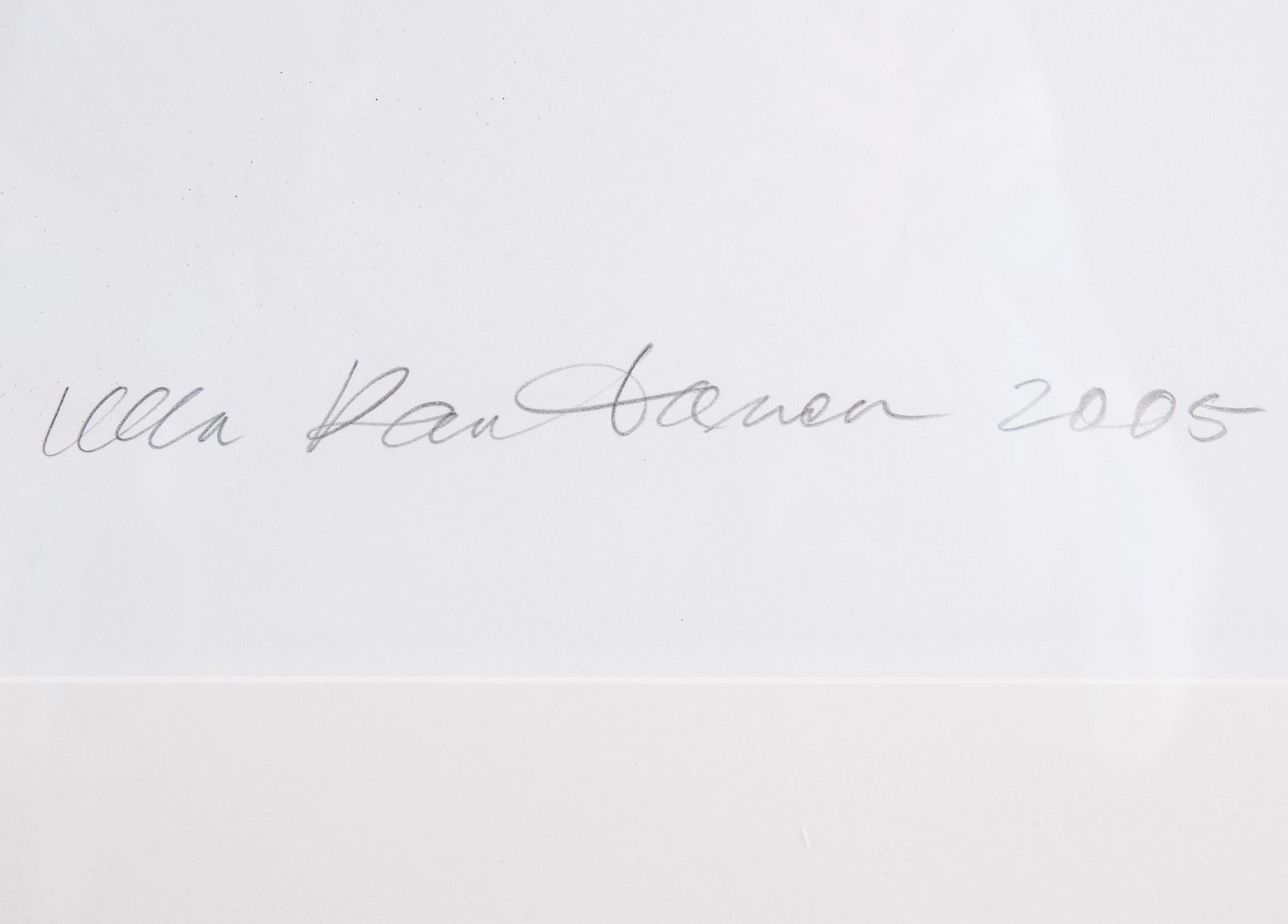 ULLA RANTANEN, färglitografi, signerad, daterad 2005, numrerad 25/40.