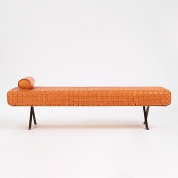 Enzo Mari, a "Sigmund" daybed, Arte & Cuoio, Italy.