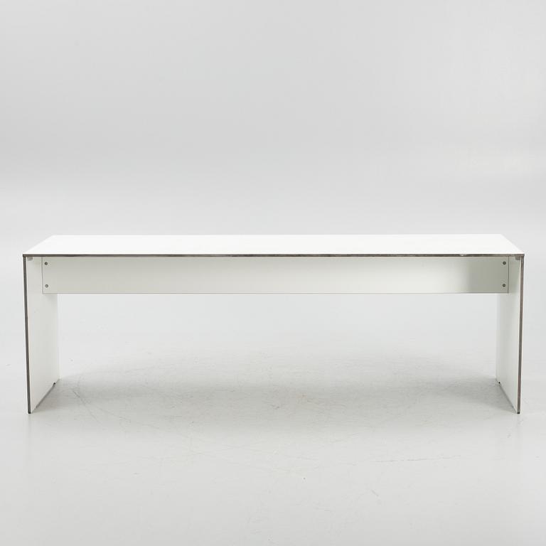 Conmoto, table and a pair of benches, "Riva".