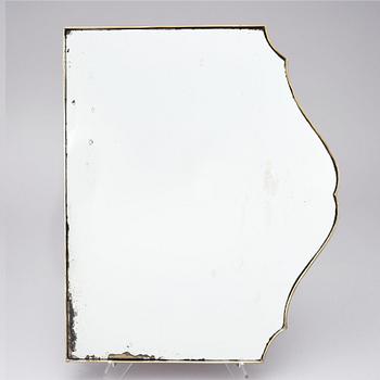 Bordsplateau, tre delar, i argent haché, 1700-tal.