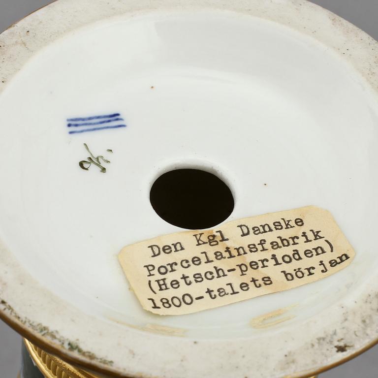 VAS, porslin, Royal Copenhagen, 1800-talets första hälft.