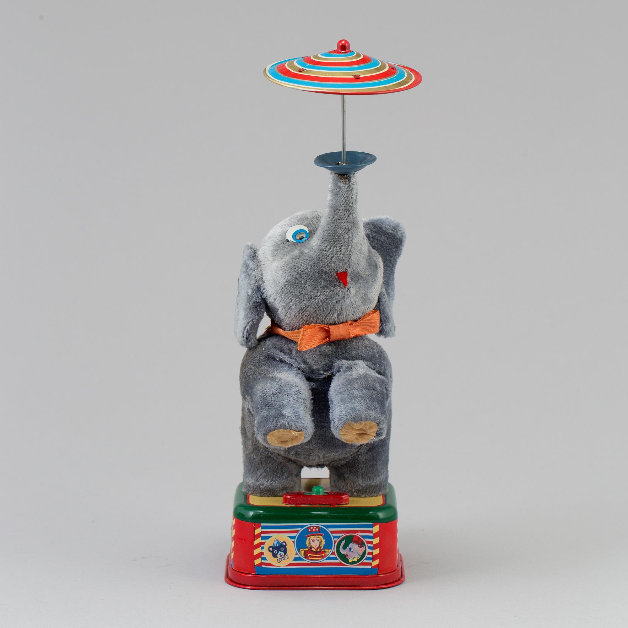 A 1950´s Japanede Battery Operated Circus Elephant from