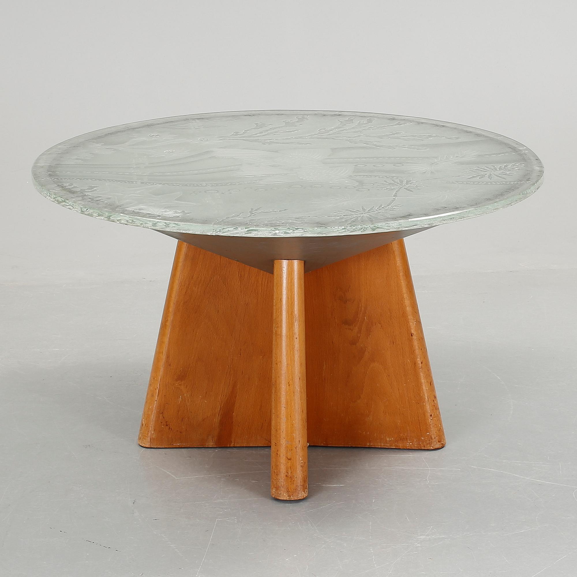 GLÖSSNER & CO, soffbord, Stockholm 1946.