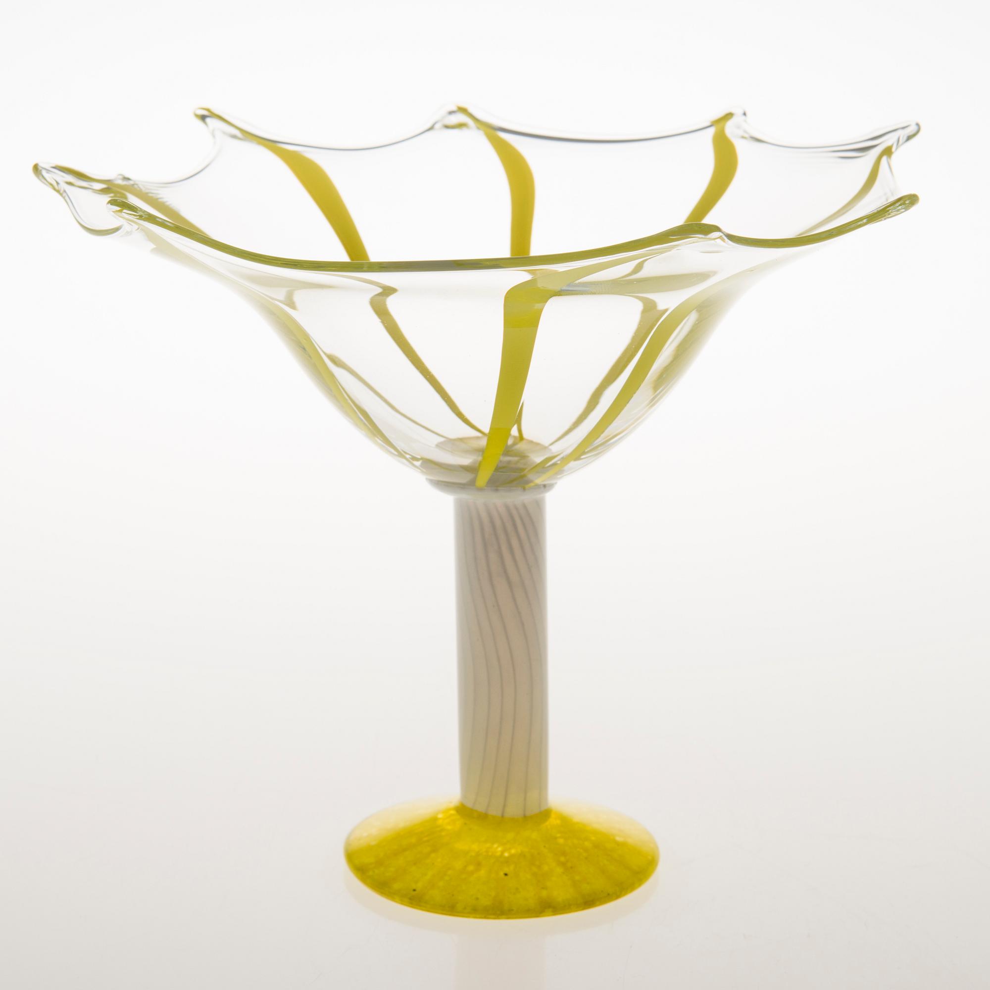 TIINA NORDSTRÖM, taidelasi, "Avoin", signeerattu Tiina Nordström Nuutajärvi 1996.