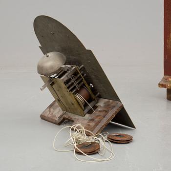 GOLVUR, barock, urtavla märkt Lars Björkholm, Köping, 1700-talets mitt.