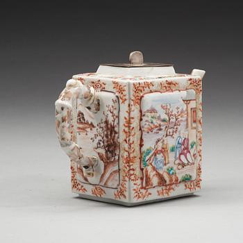 A large famille rose punch pot, Qing dynasty, Qianlong (1736-95).