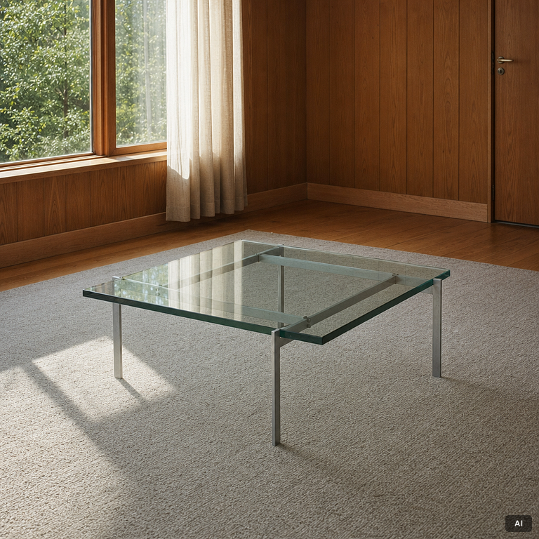 Poul Kjaerholm, soffbord, "PK-61", E Kold Christensen, Danmark.