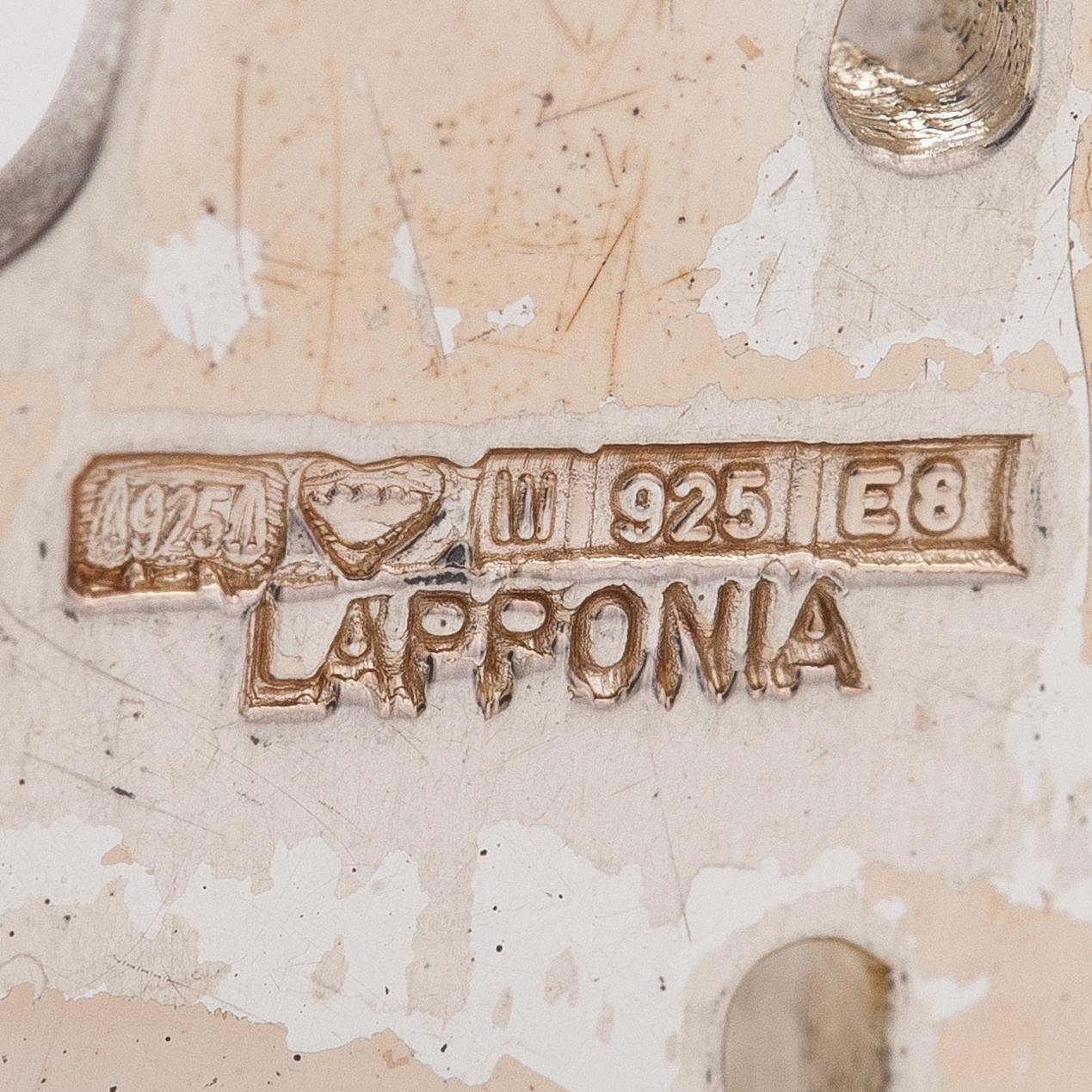 A sterling silver neckalce. Lapponia 1982.