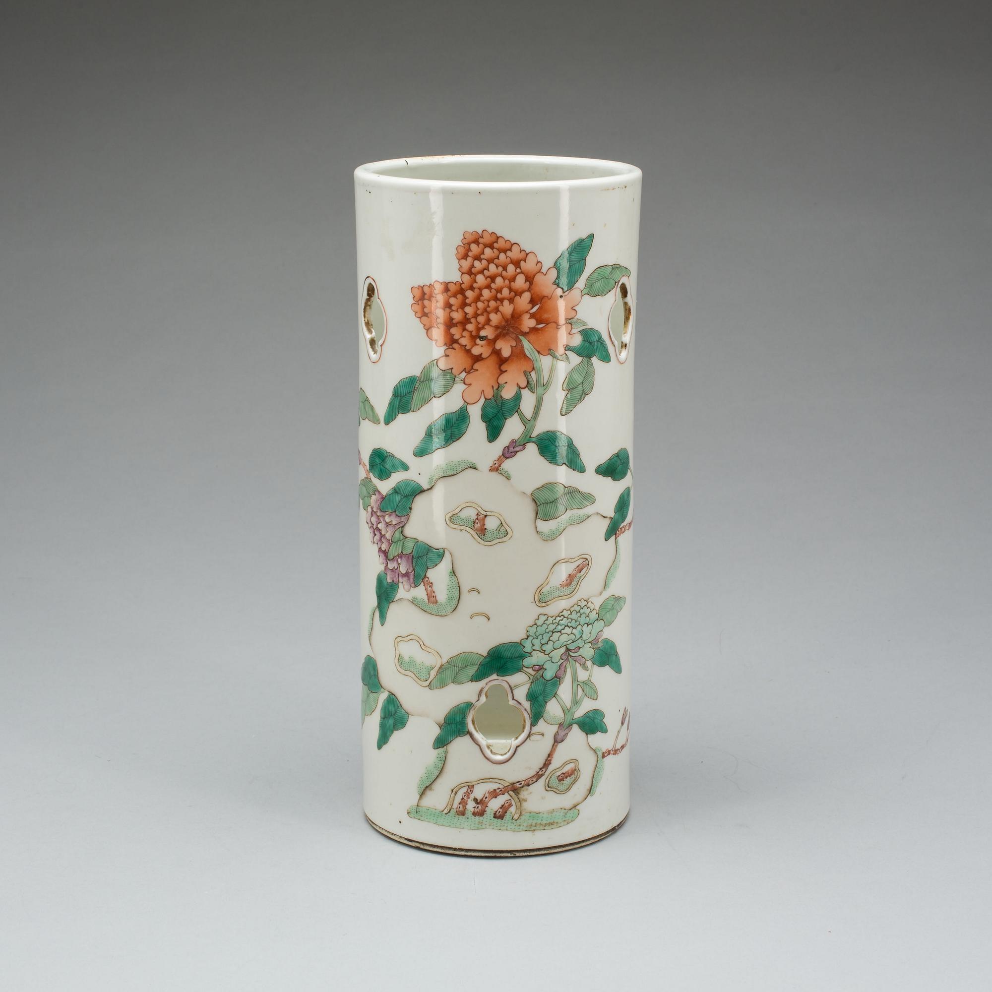 PERUKVAS, porslin Kina, 1900-tal.