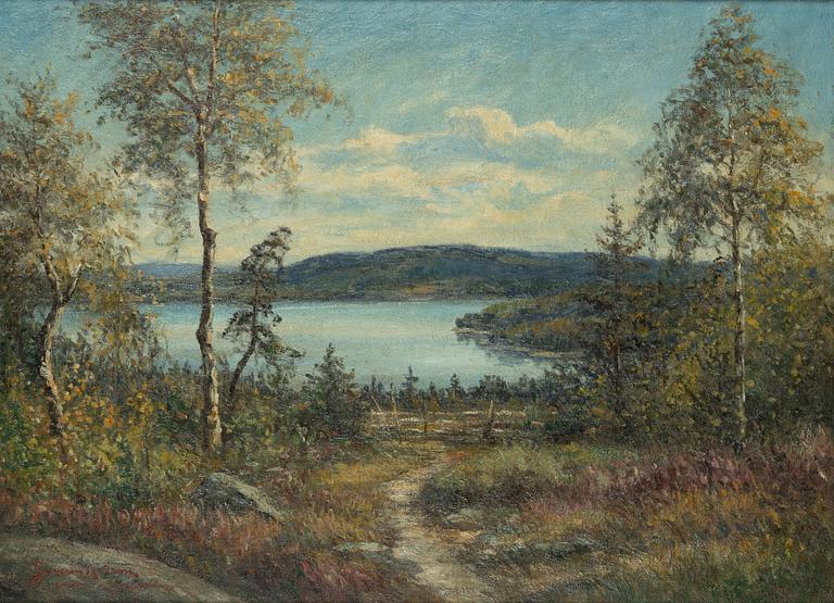 Severin Nilson, Lake Landscape.