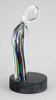 STEFANO TOSO, skulptur, glas, Murano, Italien, 1900-tal.