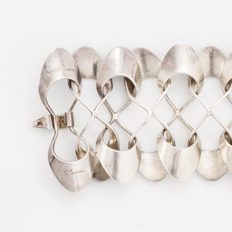 Theresia Hvorslev, Alton silver bracelet, Alton, Falköping 1970.
