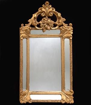 Spegel, rokokostil, 1800-talets slut.