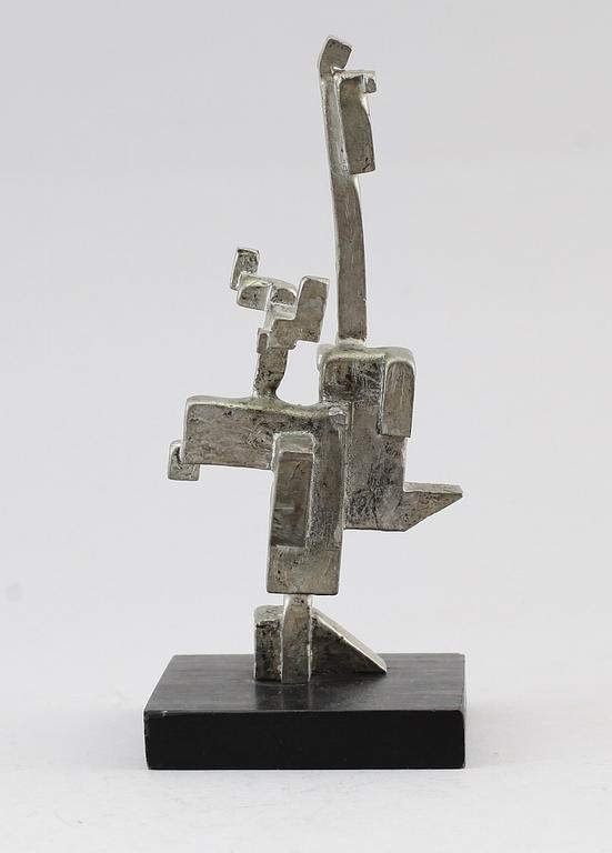 CARL-AXEL LUNDING, skulptur, försilvrad metall.