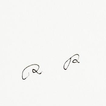 ROGER RISBERG, indian ink on paper, 2007, signed RR.