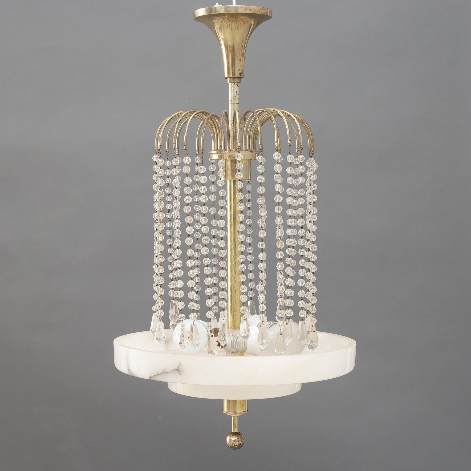 A Swedish Grace chandlier, 1920s.