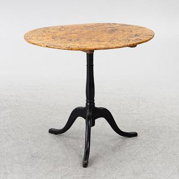 Fällbord, Mälardalen, sent 1700-tal.