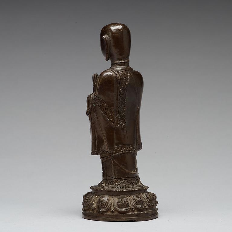 BUDDHA, brons. Sen Mingdynasti (1368-1644).