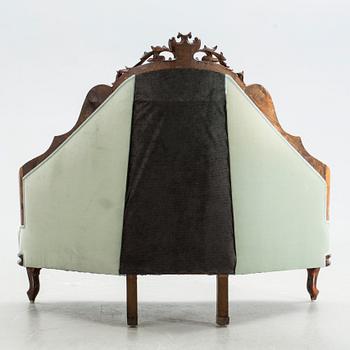 HÖRNSOFFA, nyrokoko, 1800-talets andra hälft.