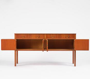Josef Frank, a mahogany veneered sideboard, Firma Svenskt Tenn, Sweden, mid 20th century.