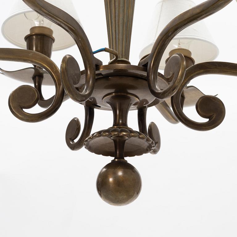 A ceiling light, 1930's/40's.