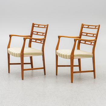 David Rosén, karmstolar, 6 st, "Futura", Nordiska Kompaniet, 1950-tal.