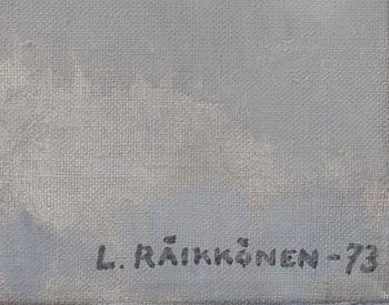 LAURI RÄIKKÖNEN, olja på duk, sign. och dat. -73.