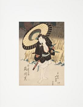 TRÄSNITT, 2 st, båda bär sign. 1800-talets mitt.