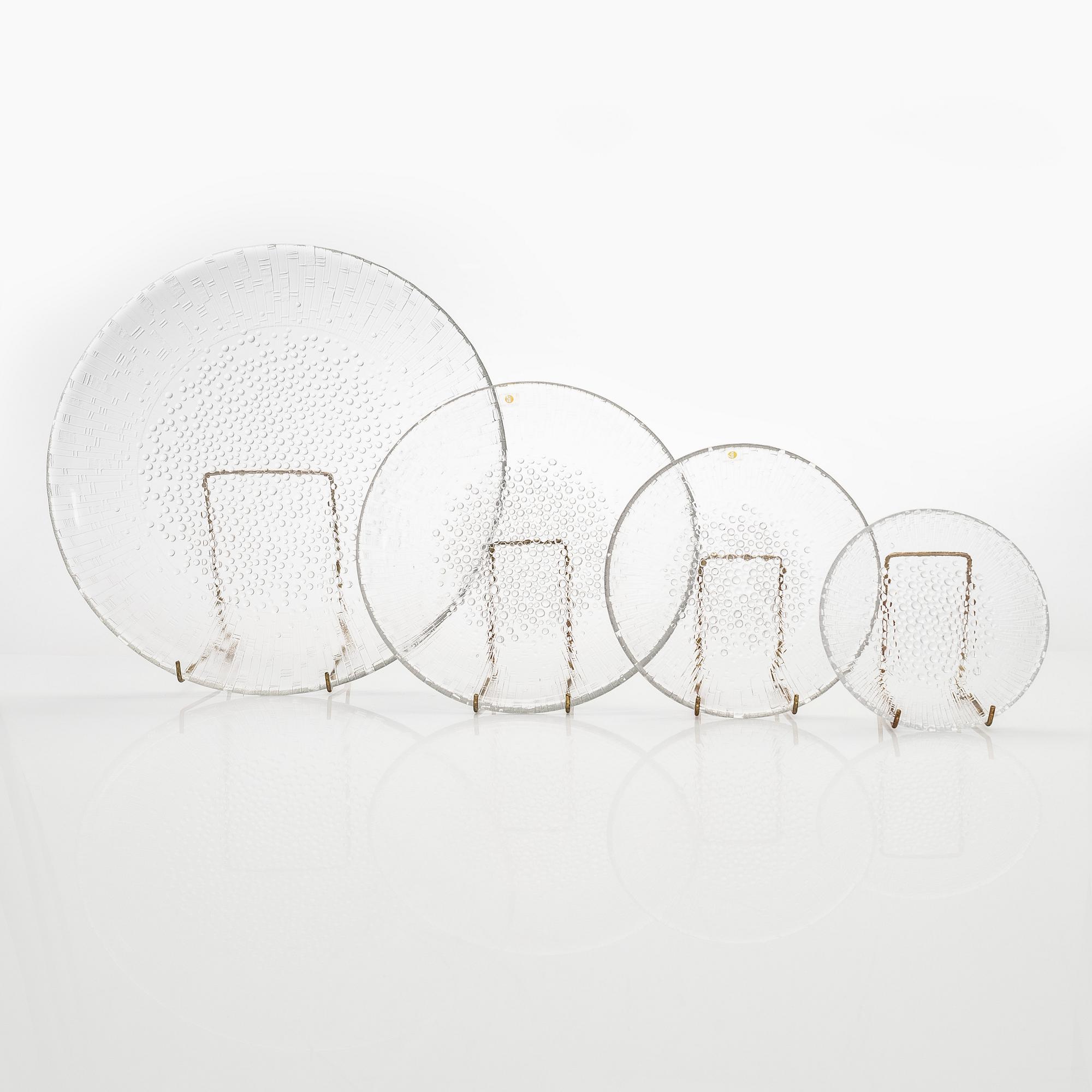 Tapio Wirkkala, matservis, glas, "Ultima Thule", 59 delar, Iittala, 1900-talets andra hälft.